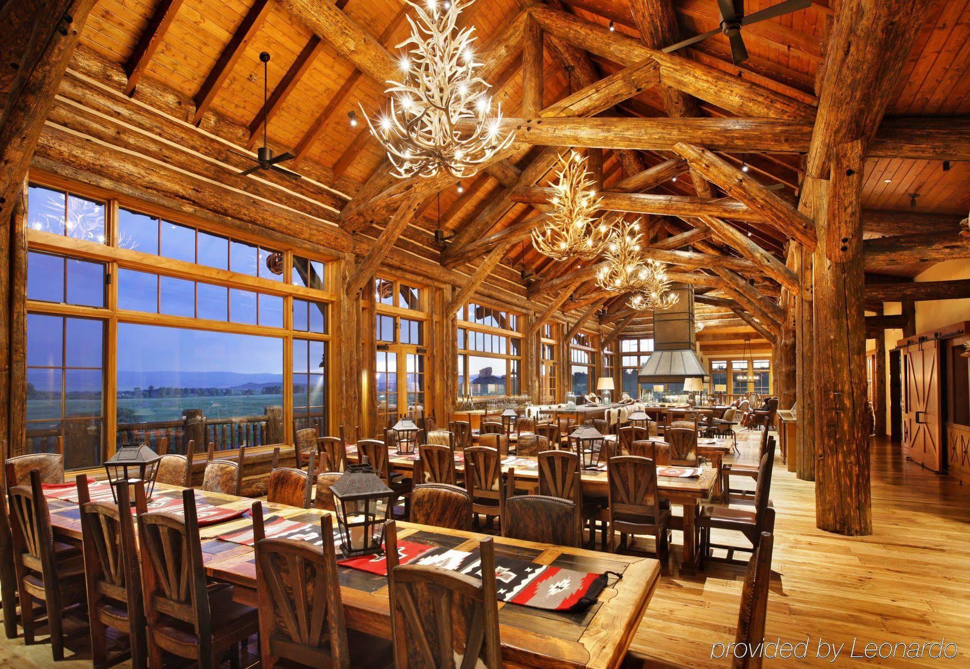 The Lodge & Spa At Brush Creek Ranch Saratoga Restaurant foto
